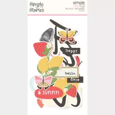   Simple Stories Kivágatok Pink Lemonade Simple Pages Page Pieces (1 csomag)