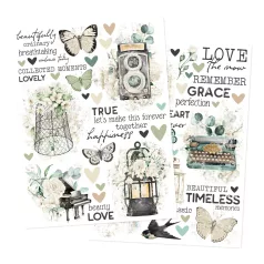   Simple Stories Kaparós matrica Simple Vintage Timeless Harmony Rub Ons (1 ív)