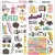 Simple Stories Matrica 12" (30 cm) Totally 80's Cardstock Stickers Icons (1 ív)