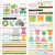 Simple Stories Matrica 12" (30 cm) Color Me Happy Cardstock Stickers Basics (1 ív)