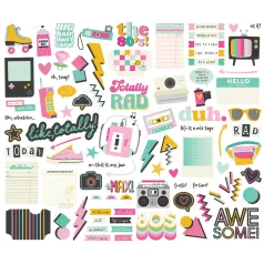   Simple Stories Kivágatok Totally 80's Bits & Pieces (1 csomag)