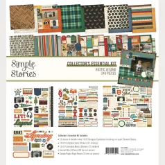   Simple Stories Scrapbook papírkészlet 12" (30 cm) Rustic Legend Collector's Essential Kit (1 csomag)