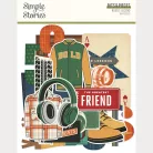 Simple Stories Kivágatok Rustic Legend Bits & Pieces (1 csomag)