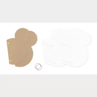   Simple Stories Mini album SN@P! Mini Chipboard Album Mouse Ear (1 csomag)
