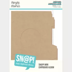   Simple Stories Mini album SN@P! Mini Chipboard Album Camera (1 csomag)