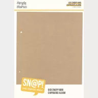   Simple Stories Mini album SN@P! Mini 6x8 Inch Chipboard Album (1 csomag)