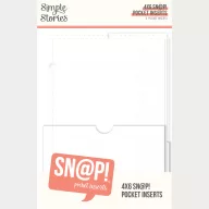   Simple Stories Album elválasztó lapok SN@P! Pocket 4x6 Inch Binder Inserts (1 csomag)