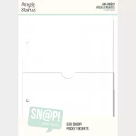   Simple Stories Album elválasztó lapok SN@P! Pocket 6x8 Inch Binder Inserts (1 csomag)