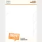 Simple Stories Album elválasztó lapok SN@P! Divider 6x8 Inch Binder Inserts (1 csomag)