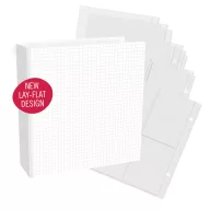   Simple Stories Album SN@P! Simple Grid 6x8 Inch Chipboard Binder (1 csomag)