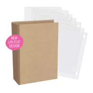   Simple Stories Album SN@P! Simple Kraft 4x6 Inch Chipboard Binder (1 csomag)