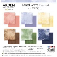   Arden Creative Studio Papírkészlet 12" (30 cm) Laurel Grove Solids  Paper Pad (1 csomag)