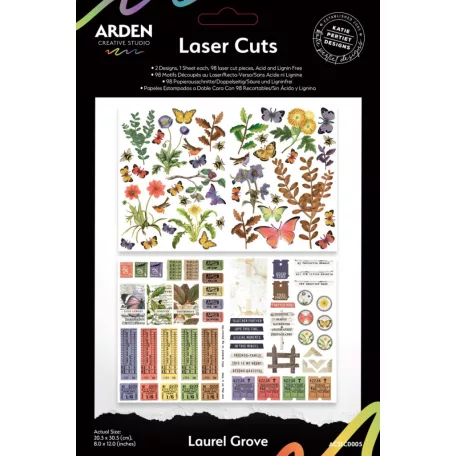 Arden Creative Studio Kivágatok Laurel Grove Laser Cuts (1 csomag)