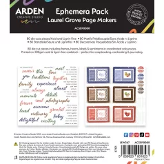  Arden Creative Studio Kivágatok Laurel Grove Page Makers Ephemera Pack (1 csomag)
