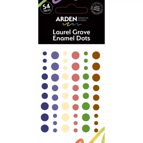 Arden Creative Studio Öntapadós diszítőelem Laurel Grove Enamel Dots (1 csomag)
