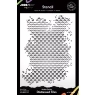   Arden Creative Studio Stencil 6"x8" (15x20cm) Laurel Grove Maker Series  Stencil Distressed Tiles (1 csomag)