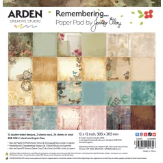   Arden Creative Studio Papírkészlet 12" (30 cm) Remembering...  Paper Pad (1 csomag)