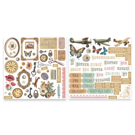 Arden Creative Studio Kivágatok Remembering… Ephemera Pack (1 csomag)