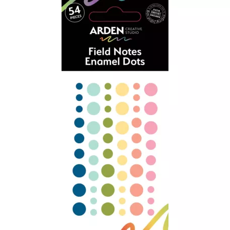 Arden Creative Studio Öntapadós diszítőelem Field Notes Enamel Dots (1 csomag)
