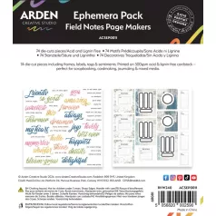   Arden Creative Studio Kivágatok Field Notes Page Makers Ephemera Pack (1 csomag)