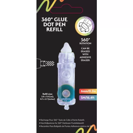 Arden Creative Studio Ragasztóroller utántöltő 360° Glue Dot Pen Refill (1 db)