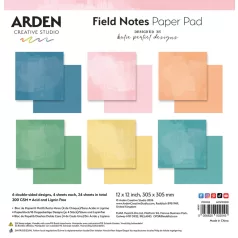   Arden Creative Studio Papírkészlet 12" (30 cm) Field Notes Solids  Paper Pad (1 csomag)