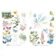   Arden Creative Studio Kaparós matrica 6"x8" (15x20cm) Field Notes  Rub-On Transfer Set (1 csomag)