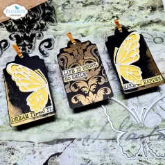   ECD Szilikonbélyegző - Journal Elements Script From the Past Stamp Set (1 csomag)