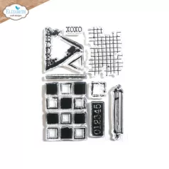   ECD Szilikonbélyegző - Remember Moments A6 Stamps Textures (1 csomag)