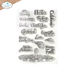   ECD Szilikonbélyegző - Autumn Harvest Stamps Autumn Greetings (1 csomag)