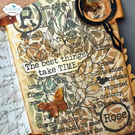 ECD Szilikonbélyegző - Hinged To The Past Stamps Rose (1 csomag)