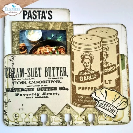 ECD Szilikonbélyegző - Card Lab Stamps Let's Eat (1 csomag)