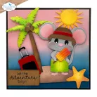 ECD Szilikonbélyegző - Good Times Stamps Summer Travel Sentiments (1 csomag)