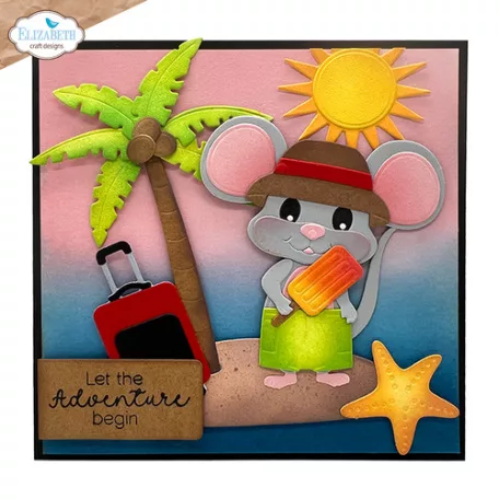 ECD Szilikonbélyegző - Good Times Stamps Summer Travel Sentiments (1 csomag)