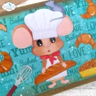 ECD Szilikonbélyegző - Living it Up Stamps In the Kitchen Sentiments (1 csomag)