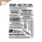 ECD Szilikonbélyegző - Living it Up Stamps Best Dad Sentiments (1 csomag)