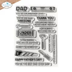  ECD Szilikonbélyegző - Living it Up Stamps Best Dad Sentiments (1 csomag)