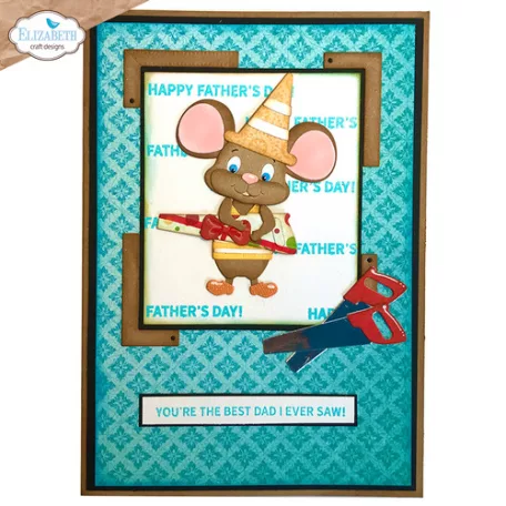 ECD Szilikonbélyegző - Living it Up Stamps Best Dad Sentiments (1 csomag)