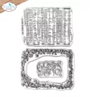 ECD Szilikonbélyegző - Romantic Revival Stamps Music & Ornate Frame (1 csomag)