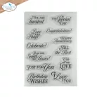 ECD Szilikonbélyegző - Bohemian Rose Stamps Bohemian Rose Sentiments (1 csomag)