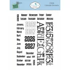 ECD Szilikonbélyegző - Delightful Discovery Stamps Calendar Elements (1 csomag)