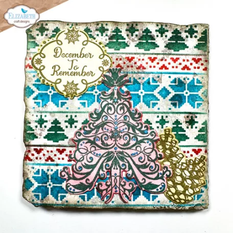 ECD Szilikonbélyegző + Vágósablon - December Romance Stamp & Die December Romance (1 csomag)