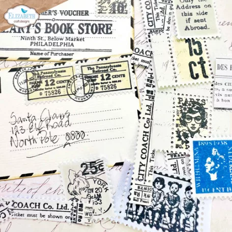 ECD Szilikonbélyegző + Vágósablon - La Dolce Vita Stamp & Dies The Bookstore (1 csomag)