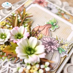   ECD Szilikonbélyegző + Vágósablon - Autumn Harvest Stamp and Die Autumn Harvest Florals (1 csomag)