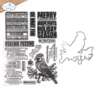 ECD Szilikonbélyegző + Vágósablon - Winter Bliss Stamp & Dies Xmas from the Past 1 (1 csomag)