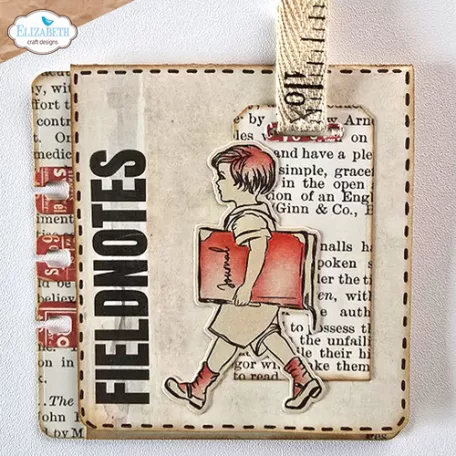 ECD Szilikonbélyegző + Vágósablon - Card Lab Stamp and Die Set Field Notes (1 csomag)