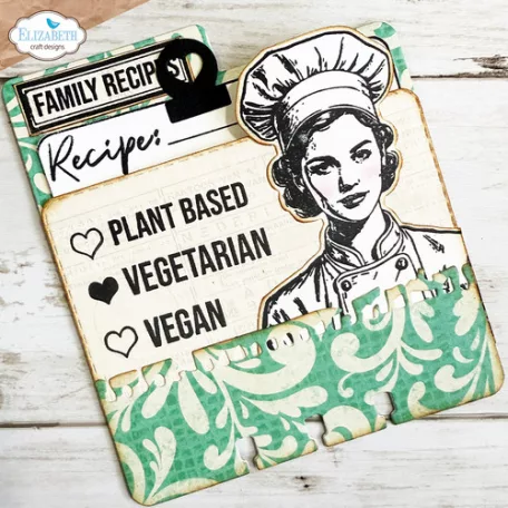 ECD Szilikonbélyegző + Vágósablon - Card Lab Stamp and Die Set Let's Cook (1 csomag)