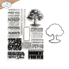   ECD Szilikonbélyegző + Vágósablon - Card Lab Stamp and Die Set Tree of Life (1 csomag)