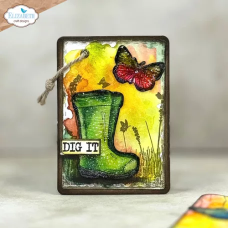 ECD Szilikonbélyegző + Vágósablon - In the Garden Stamp and Die Set Garden of Love (1 csomag)