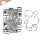 ECD Szilikonbélyegző + Vágósablon - In the Garden Stamp and Die Set Summer Flower (1 csomag)